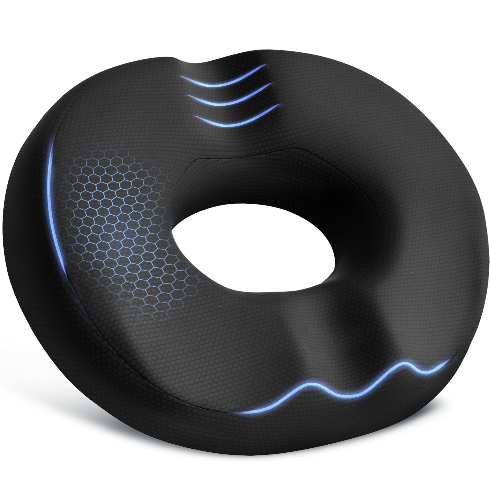 SeatSoother Donut Cushion — Black
